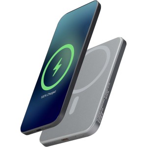 Avis m�gneses powerbank, 5000 mAh, fegyvermet�l