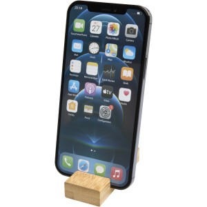 Bosona bambusz telefontartó kulcstartóval, fa (kulcstartó)
