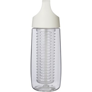 HydroFruit sport palack infuserrel, 700 ml, áttetsző fehér (sportkulacs)