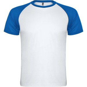 Indianapolis rvid ujj gyerek sportpl, white, royal blue (T-shirt, pl, kevertszlas, mszlas)