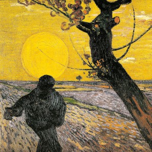 Lemeznaptr Vincent van Gogh 2024, 30  30 cm (naptr)