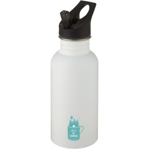 Lexi rozsdamentes acél sportpalack, 500 ml, fehér (sportkulacs)