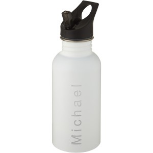 Lexi rozsdamentes acél sportpalack, 500 ml, fehér (sportkulacs)
