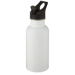 Lexi rozsdamentes acél sportpalack, 500 ml, fehér (sportkulacs)
