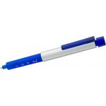 Műanyag golyóstoll kék tollbetéttel, kék (5495-05)
