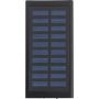 Napelemes powerbank, 8000 mAh, fekete