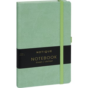 Notebook Green, dotted, 13 � 21 cm
