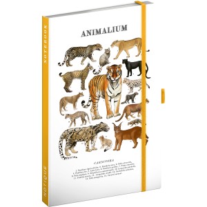 Notesz Animalium ? Felines, lined, 13 x 21 cm