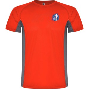 Shanghai rvid ujj frfi sportpl, red, dark lead (T-shirt, pl, kevertszlas, mszlas)