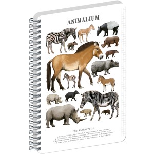 Spir�los Notesz Animalium ? Perissodactyls, quad-ruled, A5