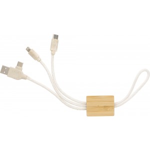 USB tltkbel s kulcstart, barna (vezetk, eloszt, adapter, kbel)