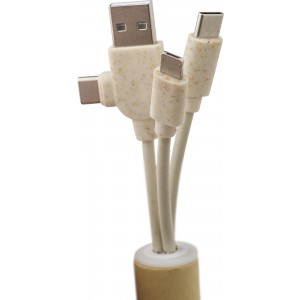 USB tltkbel s kulcstart, barna (vezetk, eloszt, adapter, kbel)