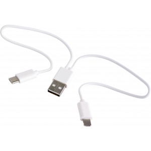 USB tltkbel szett, fehr (vezetk, eloszt, adapter, kbel)